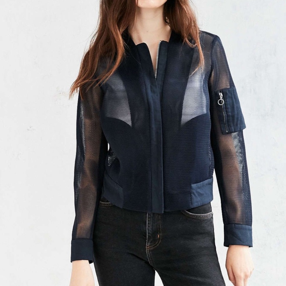 A mesh jacket